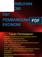 Pertumbuhan Dan Pembangunan Ekonomi