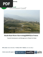 RRWH Short Course For Yemen