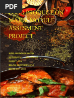 Food Production Major Assignment 