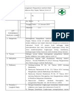 SOP Managemen Limbah Medis Non Tajam Vaksinasi Covid 19