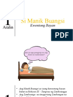 Aralin 1 - Manik Buagsi