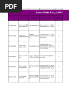 Spare Part List - LJ 320P - 20110316