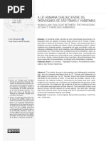 A Lei Humana: Diálogo Entre Os Paradigmas de São Tomás E Habermas