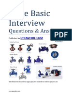 Valve Basic Interview: Questions & Answers