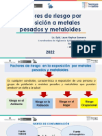 Identificación de Factores de Riesgo en Metales y Otras Sustancias Químicas