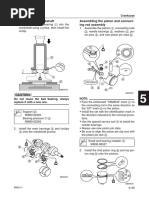 Assembling The Crankshaft Assembling The Piston and Connect-Ing Rod Assembly