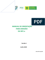 Manual de Orientação para Emissão Da NFCe - v.4 - 07 19