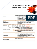 Ficha Tecnica Tolva 9PH Con Motor GX-390..