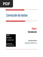 Corrección de Textos - TEMA 1