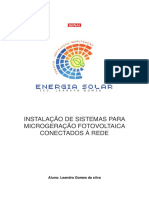 Cópia de INSTALAÇÃO DE SISTEMAS PARA MICROGERAÇÃO FOTOVOLTAICA CONECTADOS À REDE