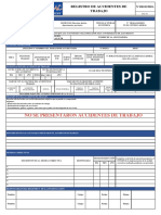 4.4 Registro de Accidentes de Trabajo 2021 2019