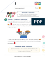 Situación 1: "Producción de Chocolate": 46 Ficha Matemática