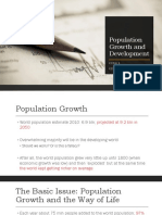 Lesson 5 - Population Growth and Development