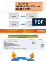 Transformación de Sociedades