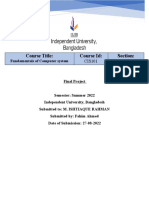 Course Title: Course Id: Section:: Fundamentals of Computer System