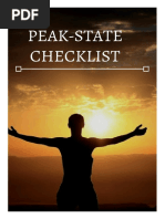 The Morning Peak-State Checklist 