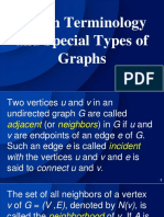 Graph Terminology and Special Types of Graphs