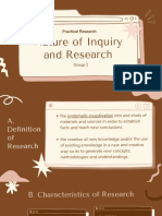 Nature of Inquiry and Research 1