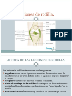 Lesiones de Rodilla