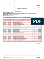 Record Académico: Período Código Unidad Curricular Sec U/C Final