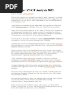 Caterpillar SWOT Analysis 2022