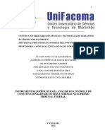 Pré-Projeto Controle de Constitucionalidade