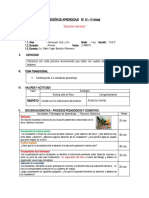 SESIÓN DE APRENDIZAJE - Derechos Humanos