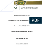 La Retórica de Aristóteles Control de Lectura