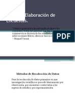 Diseño y Elaboración de Encuestas 3