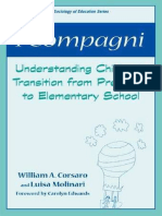 William A. Corsaro, Luisa Molinari - I Compagni_ Understanding Children's Transition from Preschool to Elementary School (Sociology of Education Series (New York, N.Y.).)-Teacher College Press (2005)