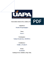 Tarea #1 Pruebas Psicopedagógicas