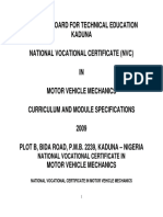 NVC in Motor Vehicle Mechanics