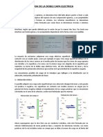 TEORIA DE LA DOBLE CAPA ELECTRICA Teoria de HELMHOTZ