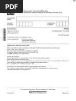 Specimen 2019 (9-1) QP - Paper 2 CIE Maths IGCSE