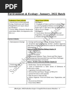 Environment Ecology Compiled SUDARSHAN SIRJAN 2022 BATCH 1 1649236958423