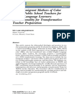 TESOL Quarterly - 2022 - Lee Johnson - When Immigrant Mothers of Color Become Public School Teachers For English Language