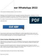 Cómo Hackear Whatsapp Gratis 2022