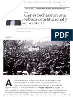 ¿Quiénes Rechazaron Una República Constitucional y Democrática - Stanley G. Payne - Libertad Digital - Cultura