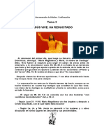 Tema 3 Jesús Vive. Ha Resucitado: Catecumenado de Adultos. Confirmación