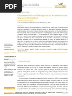 Characteristics of Design As An Academic Discipline