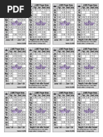 LUMS Prayer Times (6 On A Page)