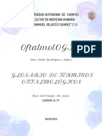 Glosario de Oftalmología