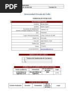 FORMATO Curriculum Normalizado ISO