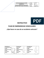 I-Sig-003 Plan de Emergencia en Caso de Accidentes Vehiculares