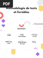 METHODOLOGIE DE TESTS ET LIVRABLES - Hajer