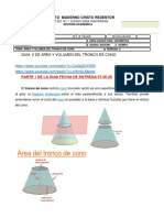 Ejercicios Resueltos de Tronco de Cono Secundaria