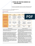 Ficha de Información Tipos de Textos Alumno