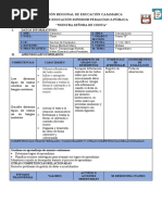 Sesion de Aprendizaje - 1°