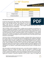 Exercíco 01 - Simulado Diagnóstico - Enunciado - Peça - Resposta - Correção - Gabarito