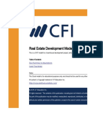 Financial Model - Real Estate Development